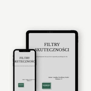 Filtry SKUTECZNOŚCI - Jak podejmować decyzję, które naprawdę przybliżają do celu (PDF)